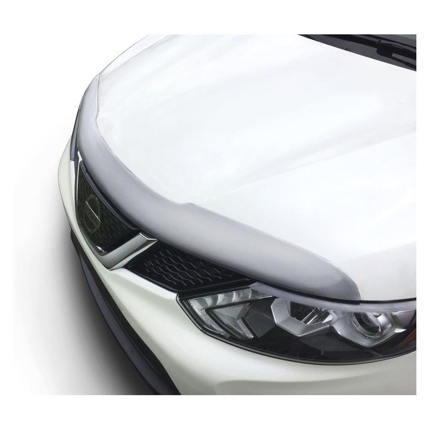 AVS 14-18 Nissan Rogue (Excl. Sport Model) Aeroskin Low Profile Hood Shield - Chrome