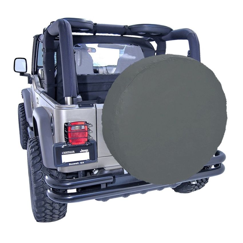 Rugged Ridge 35-36 Inch Tire Cover Black Diamond