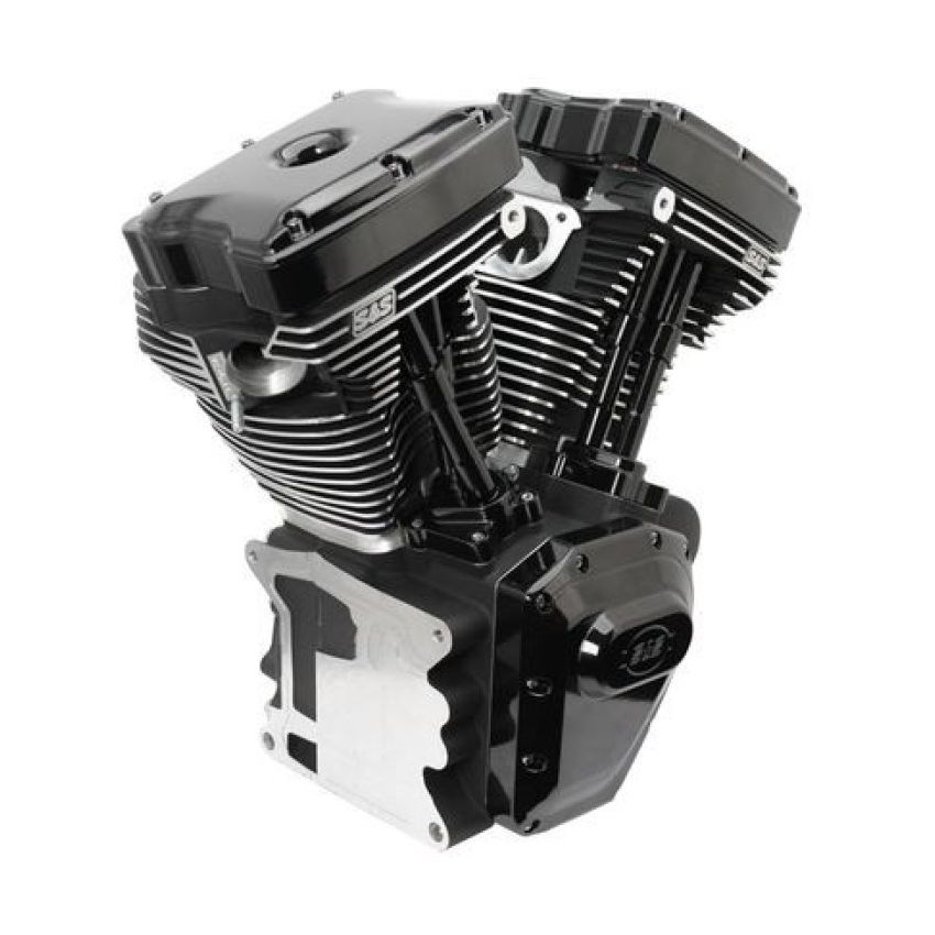 S&S Cycle 310-0831A 99-06 BT T124 Black Edition Longblock Engine - 640 GE Cams