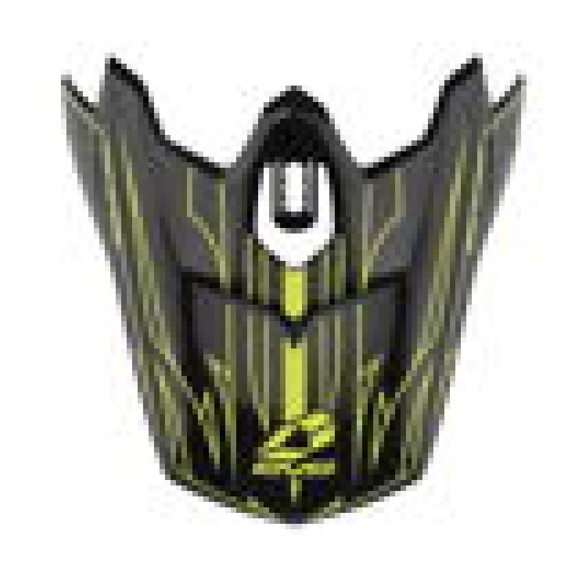 EVS H16T3P-VSBKHVY T3 Pinner Visor - Black/ Hivis Yellow