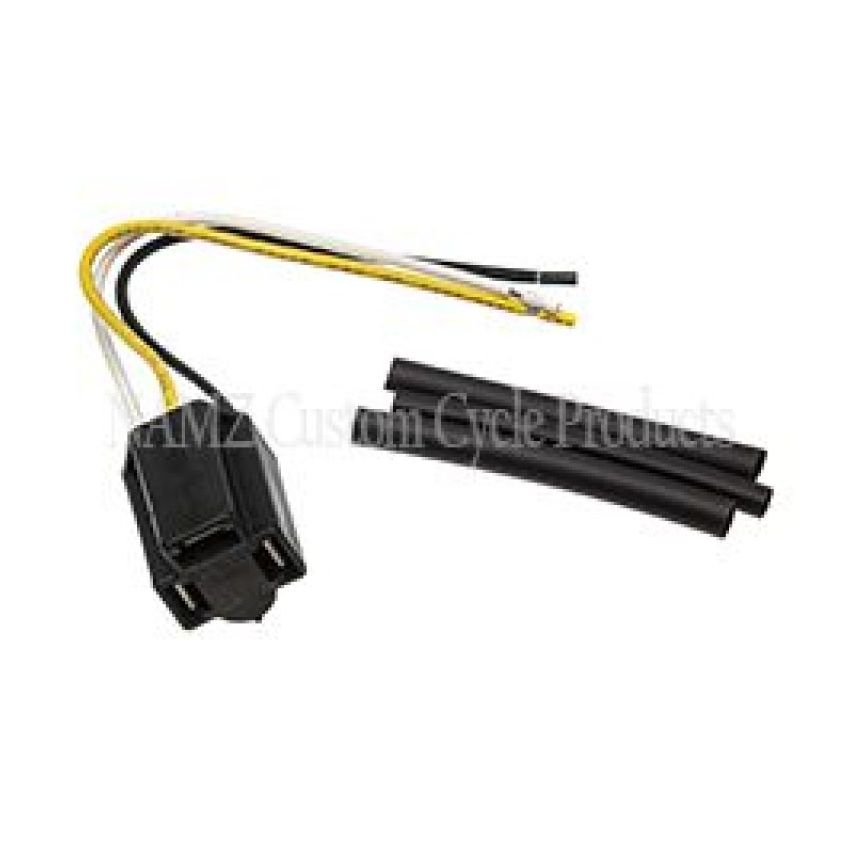 NAMZ NHS-PT Replacement Headlamp H4 Pigtail (Models w/H4 Headlight Harness) Incl. Connector/Shrink/Termnls