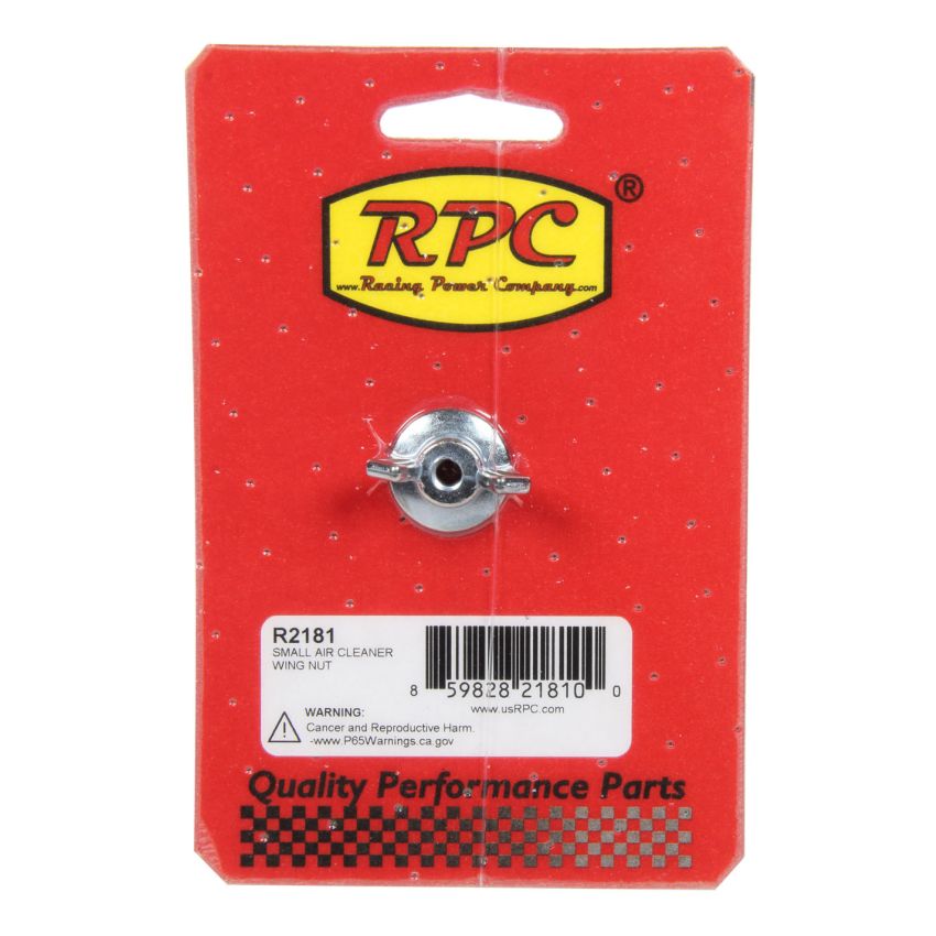 RACING POWER CO-PACKAGED RPCR2181 Small Air Cleaner Wing Nut