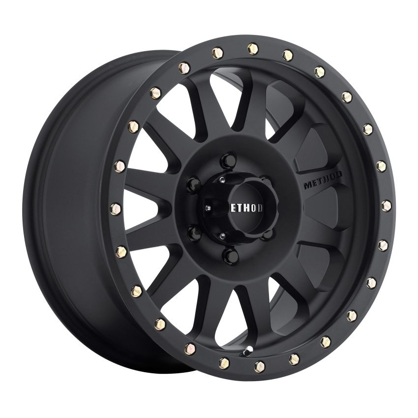 Method Wheels MR30458060524N Method MR304 Double Standard 15x8 -24mm Offset 6x5.5 108mm CB Matte Black Wheel