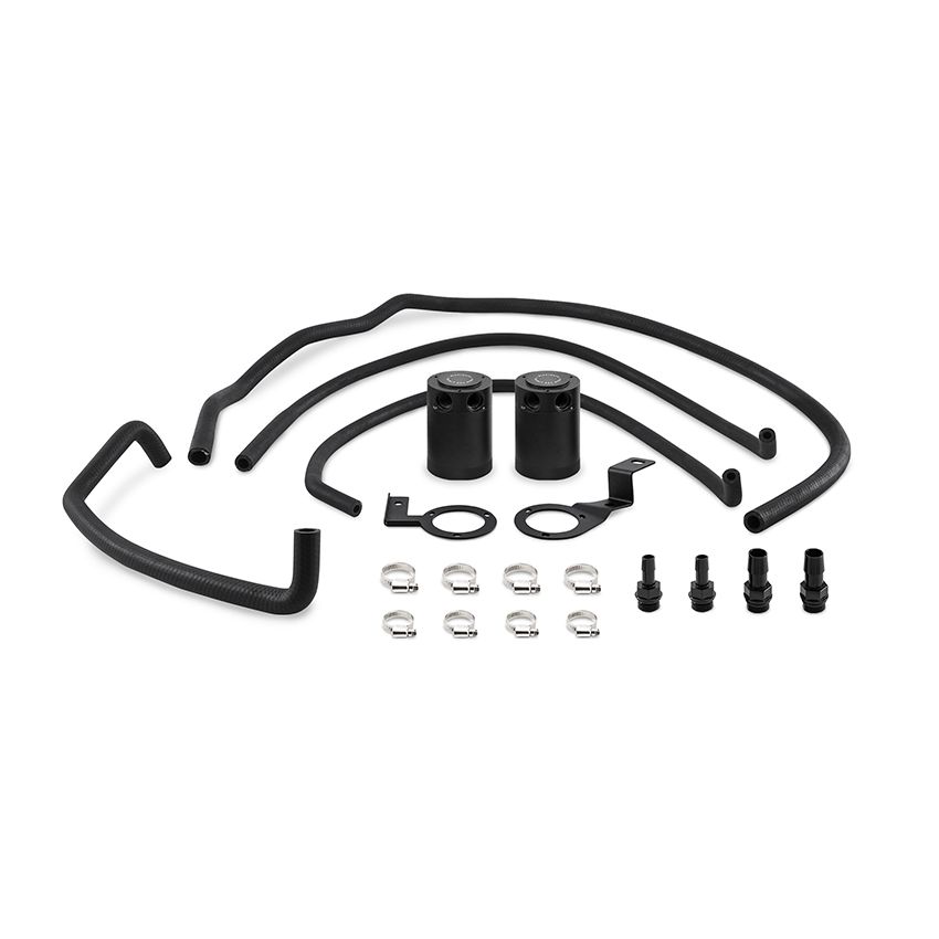 Mishimoto 2015+ Subaru WRX Baffled Oil Catch Can Kit - Black