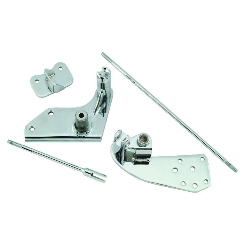 Bikers Choice 489742 87-99 Softail Chrome 3 Inch Extended Forward Control Kit