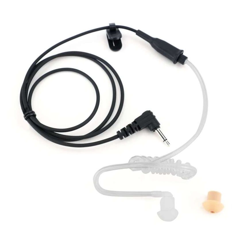Rugged Radios EAR-LSO-3.5HP Listen-Only Acoustic Ear Piece Tube with 3.5mm plug
