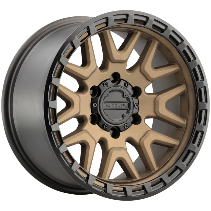 Raceline 953BZ Krank 16x8in / 5x114.3 BP / 0mm Offset / 72.62mm Bore - Bronze Wheel