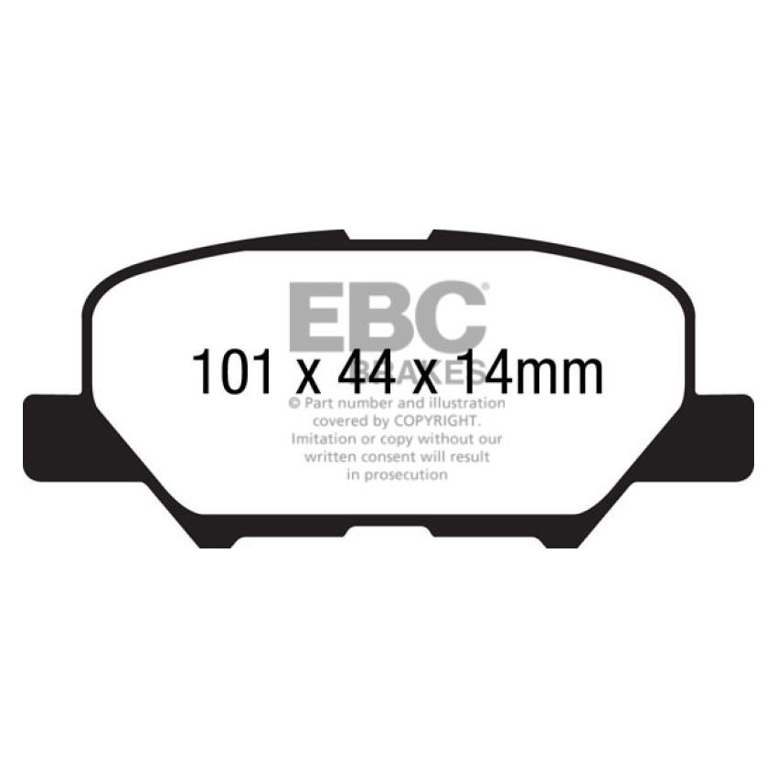 EBC DP22171 14-19 Mazda 3 2.0L/2.5L (BN/BM Mexico Build) Greenstuff Rear Brake Pads