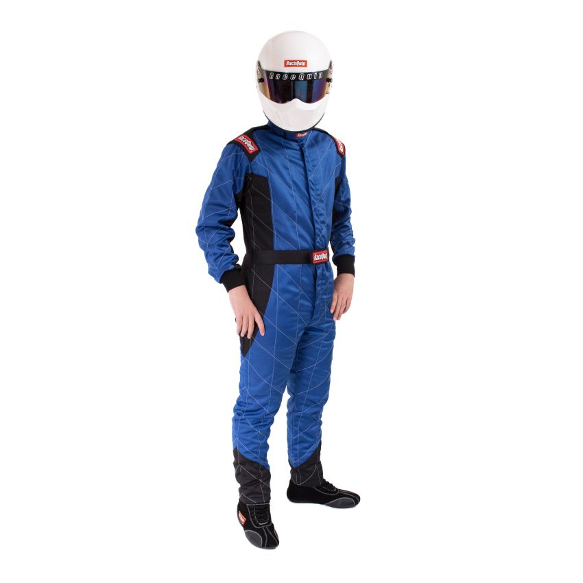 Racequip 91609259 Blue Chevron-5 Suit SFI-5 - Large