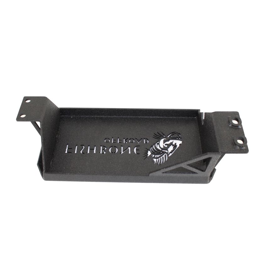 Fishbone Offroad 07-11 Jeep Wrangler JK Steel EVAP Canister Skid Plates - Black Textured Powdercoat