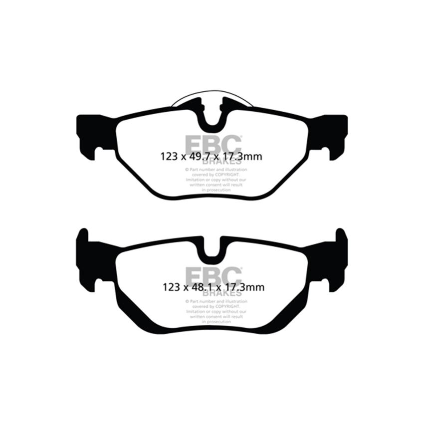 EBC UD1267 13+ BMW X1 2.0 Turbo (28i) Ultimax2 Rear Brake Pads