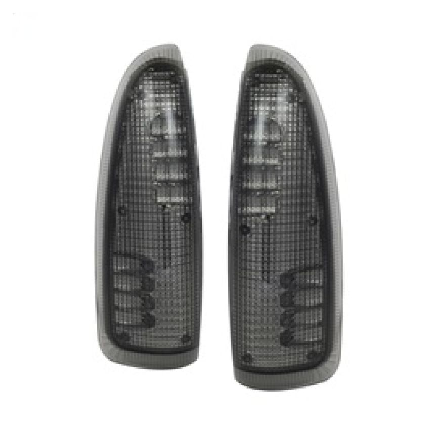 SPYDER 9924729 xTune Ford Superduty F250-F650 03-07 Amber LED Mirror Signal Lens - Smoke ACC-LED-FDSD99-MR-SM