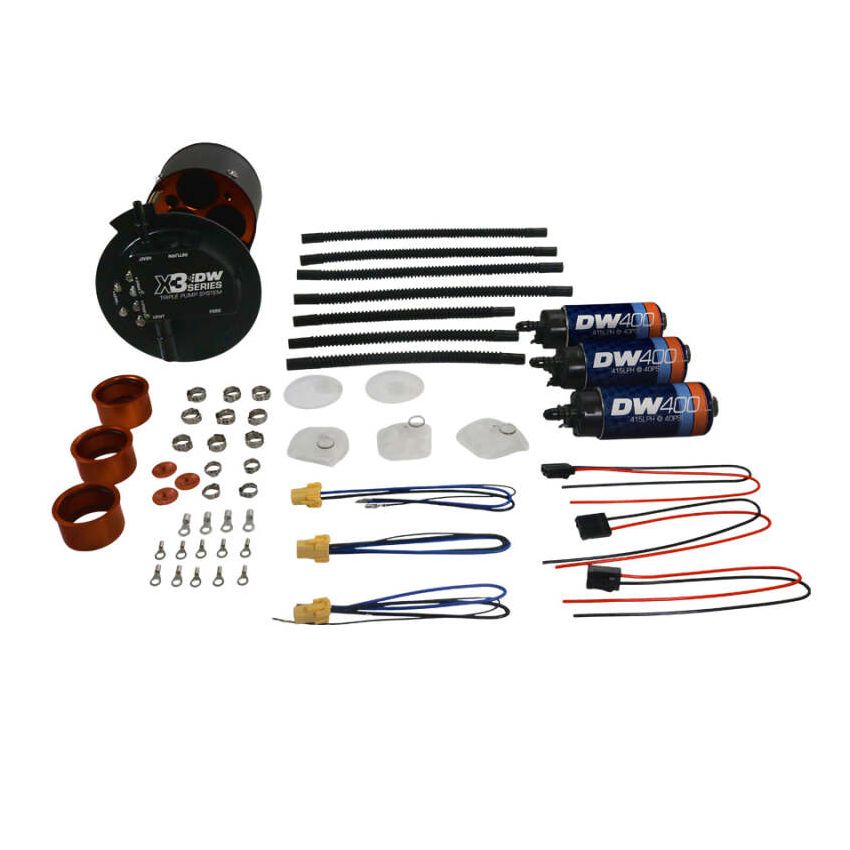 DeatschWerks 9-401-7033 2015+ Ford F150 Coyote X3 Series Fuel Pump Module W/ Triple DW400 Fuel Pumps