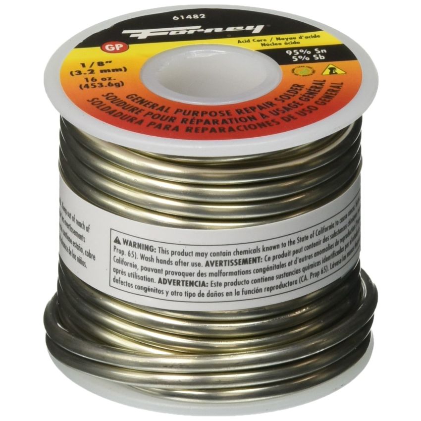 Forney 61482 Lead Free Rosin Solder, 1/8