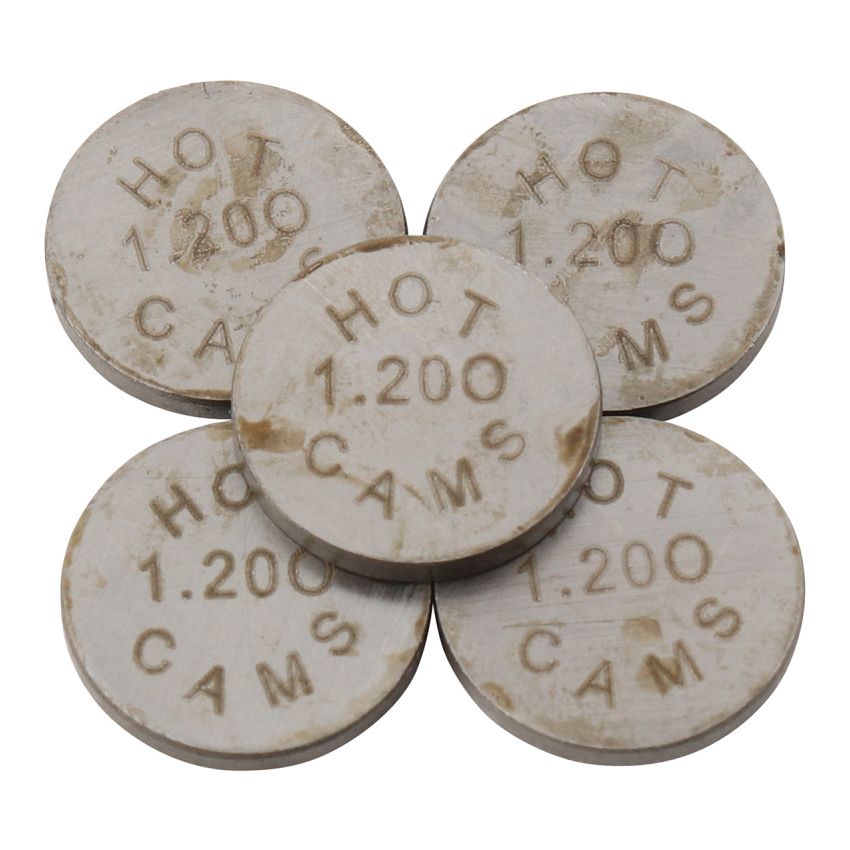 Hot Cams 5PK948120 04-08 400 DVX/02-16 CRF 450 R 1.200mm Shim Kit - 5 Pack