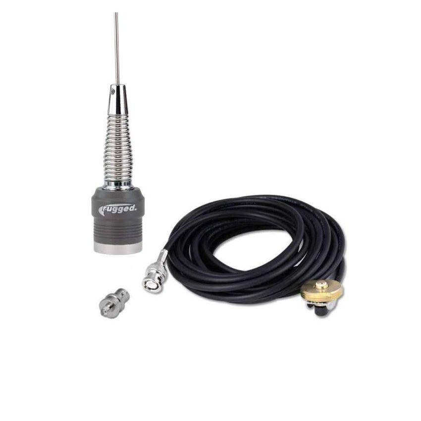 Rugged Radios EXT-ANT-KIT-VHF-ABH VHF Ext Antenna Kit (VHF 144 - 174 MHz) Rugged R1 / RDHX / RDH16 / ABH7 BNC Adapter