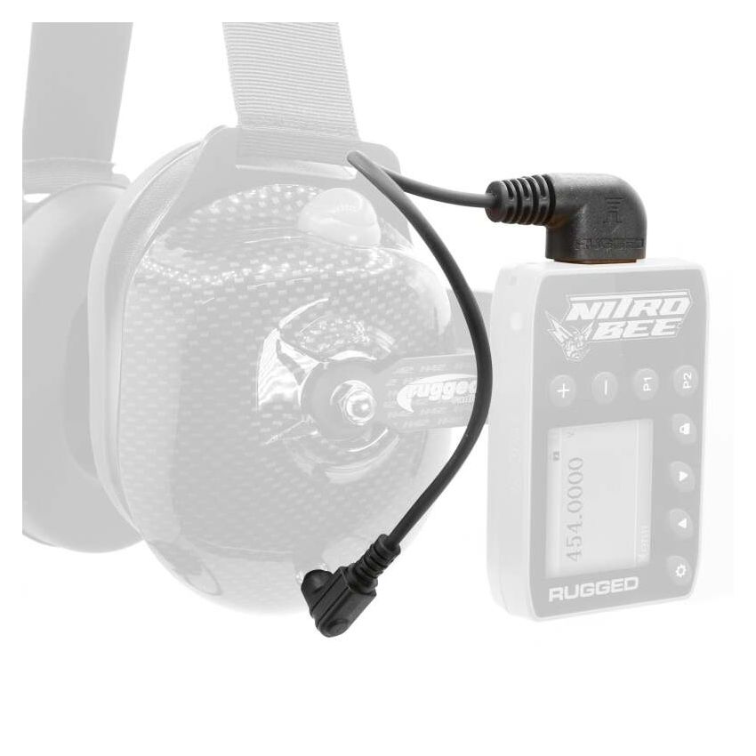 Rugged Radios CS-NITRO-HS Headset to Scanner (Nitro Bee Xtreme) Straight Cord - Short