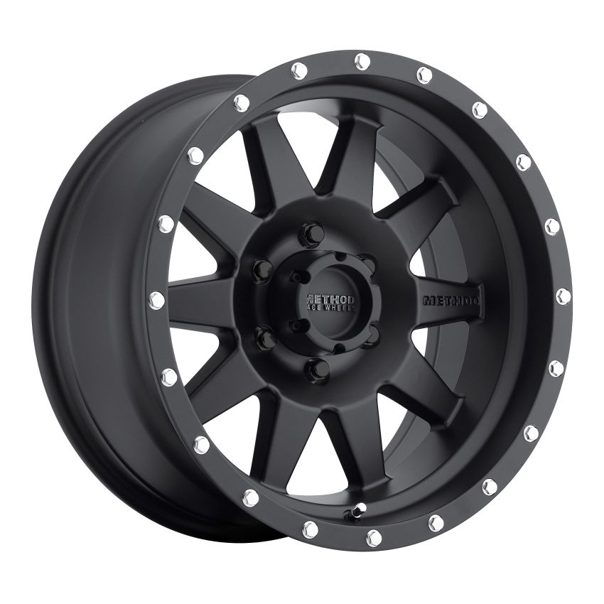 Method Wheels MR30129016518 Method MR301 The Standard 20x9 +18mm Offset 6x135 94mm CB Matte Black Wheel