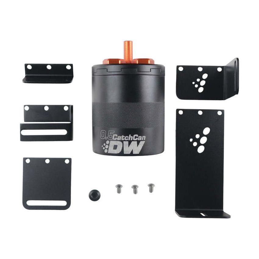 DeatschWerks 8-05-OCC-05L 0.5 Liter Street Oil Catch Can Assembly