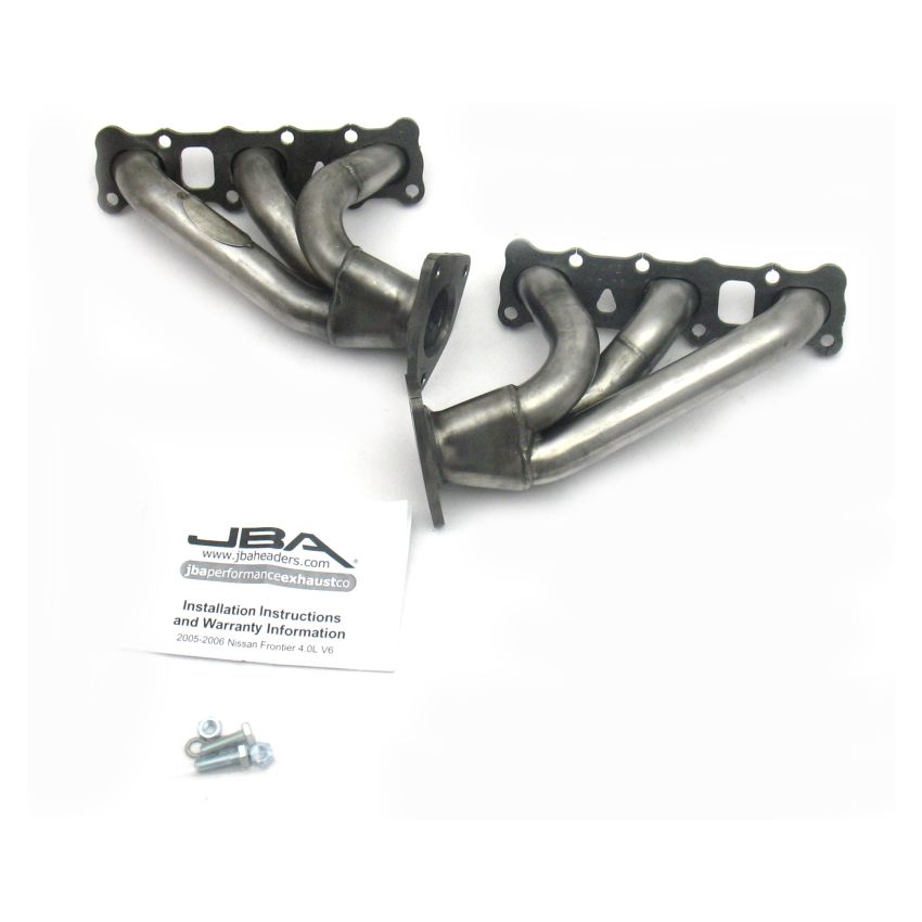 JBA 04-15 Nissan 4.0L V6 1-5/8in Primary Raw 409SS Cat4Ward Header