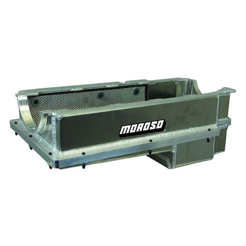 MOROSO MOR20376 BBC 2pc. Billet Rail Oil Pan