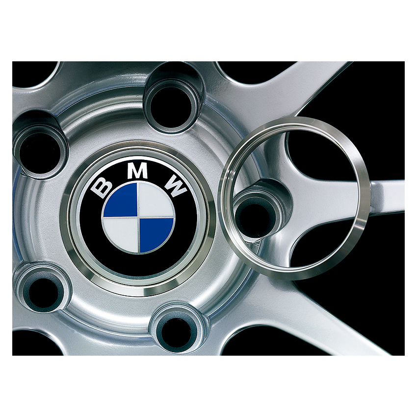 Advan 73mm BMW Centercap Adapter Ring - Silver Alumite