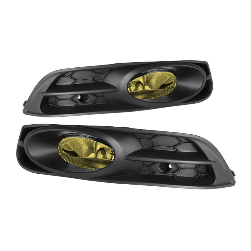Spyder Honda Civic 2012-2013 2Dr/Coupe OEM Fog Light W/Switch Yellow FL-HC2012-2D-Y