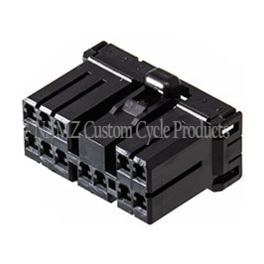 NAMZ NA-173851-2 AMP Multilock 12-Position Female Wire Plug Housing (HD 73164-96BK)