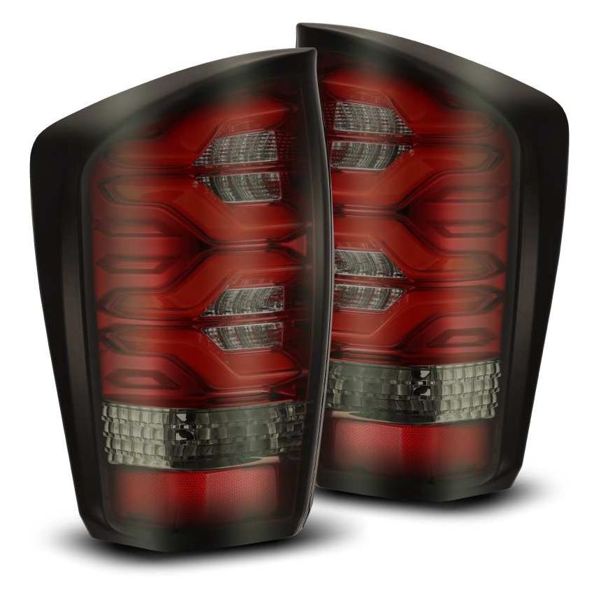 AlphaRex 16-20 Toyota Tacoma PRO-Series LED Tail Lights Red Smoke