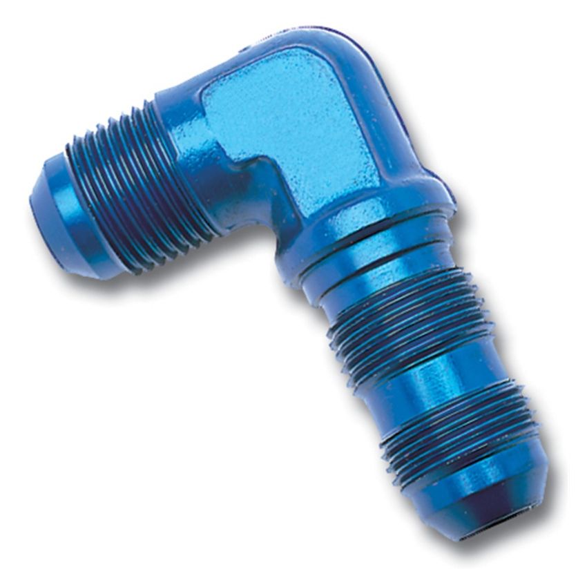 Russell Performance -10 AN 90 Degree Flare Bulkhead (Blue)