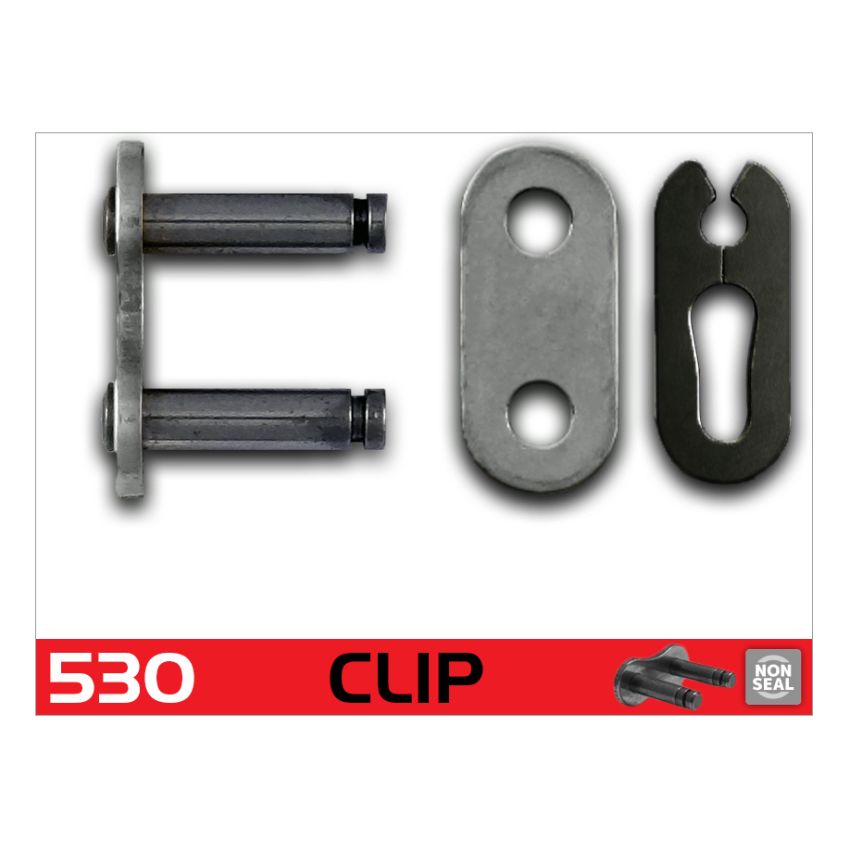 RK Chain 530-CL 530 Clip Link - Natural