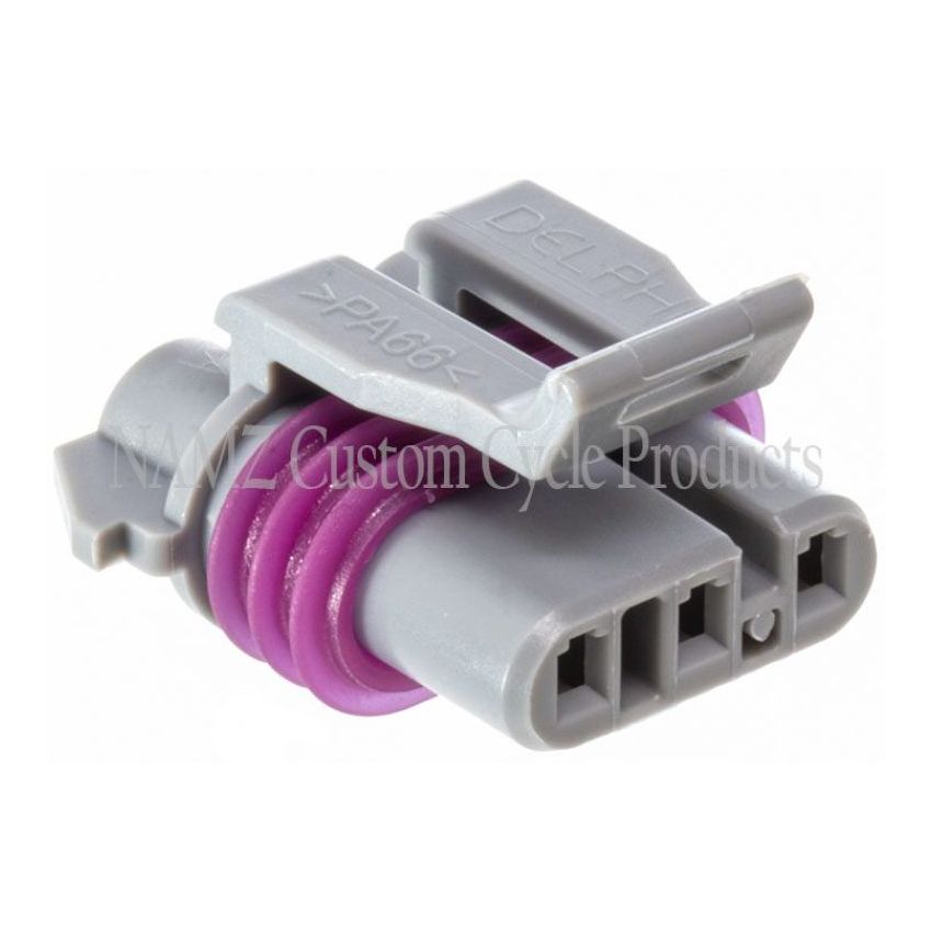 NAMZ ND-12129946-B 1998+ V-Twin OEM MAP Sensor Connector w/Terminals & Secondary Lock (HD 72230-98)