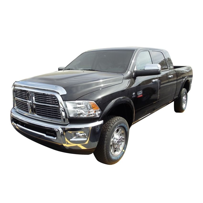 AVS 10-18 Dodge RAM 2500 High Profile Hood Shield - Chrome