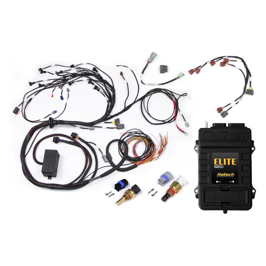 Haltech HT-151308 Elite 2500 Terminated Engine Harness ECU Kit w/Early Ignition