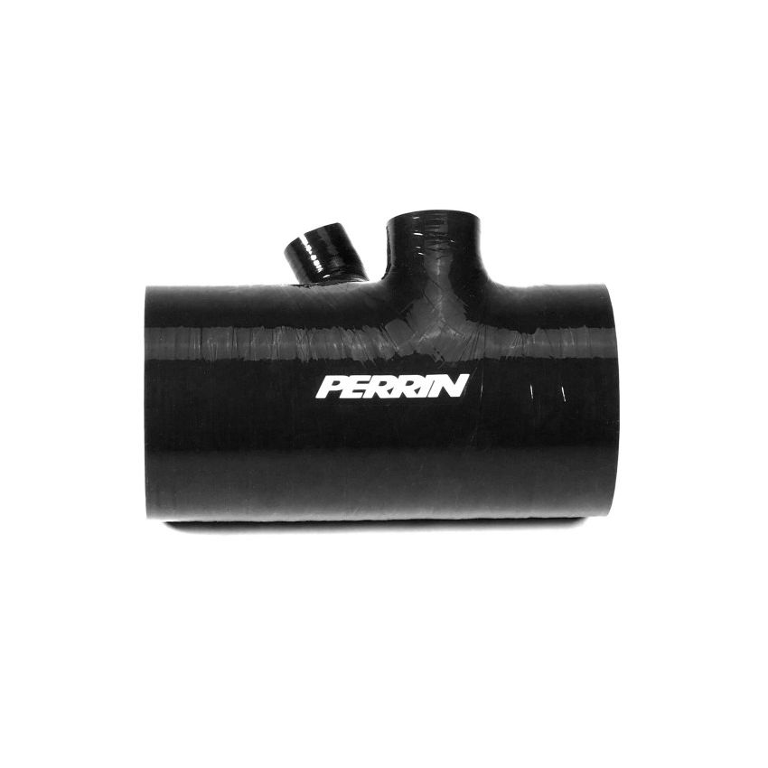 Perrin 2022+ Subaru WRX Black 3in Turbo Inlet Hose w/ Nozzle (Short)