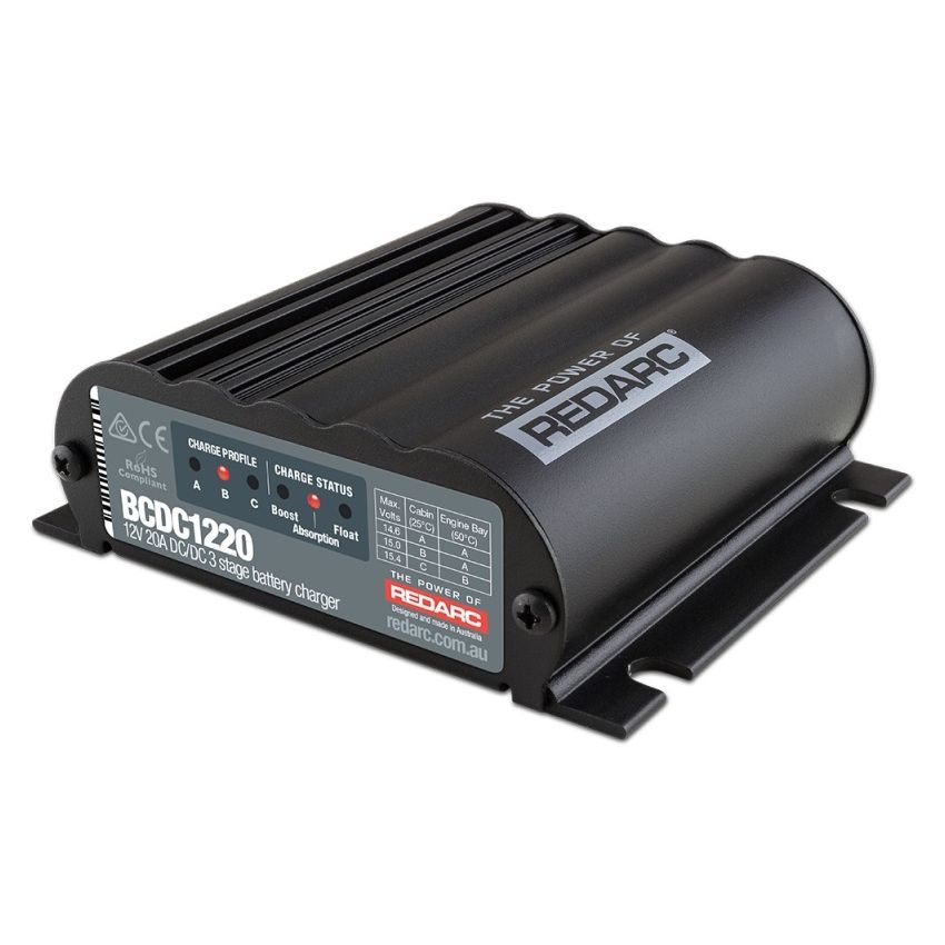 REDARC BCDC1220 DC/DC 3-Stage In-Vehicle Battery Charger - 12V 20A