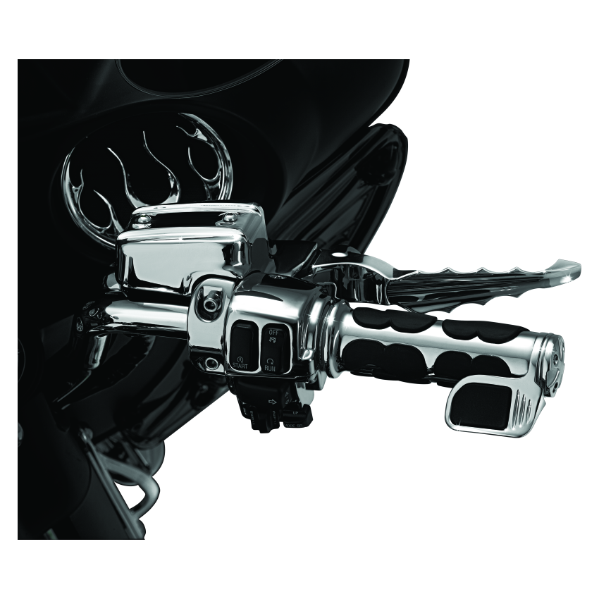 Kuryakyn 6299 Contoured ISO Throttle Boss Chrome