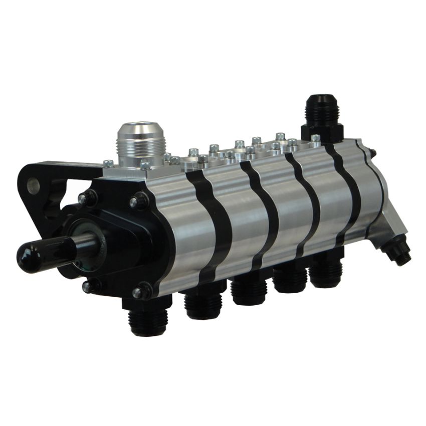 Moroso 22365 5 Stage Dry Sump Oil Pump w/Fuel Pump Drive - Tri-Lobe - Left Side - 1.200 Pressure