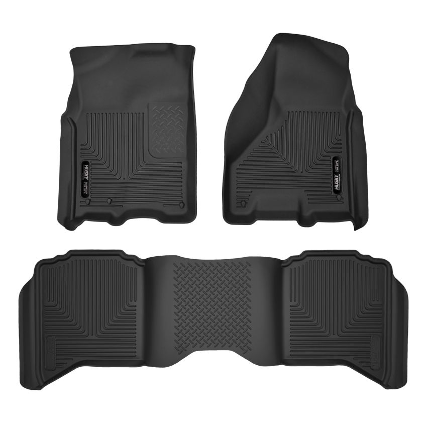 HUSKY LINERS HSK53608 Front & 2nd Seat Floor L iners X-act Contour