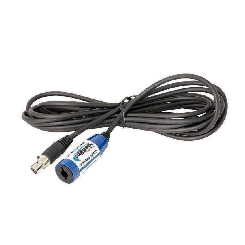 Rugged Radios CS-OFF-12 OFFROAD Straight Cable to Intercom (Select Length) 12 Feet