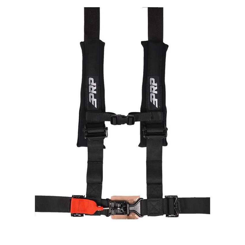 PRP 4.2 Harness with Latch / Link Lap Belt- Black