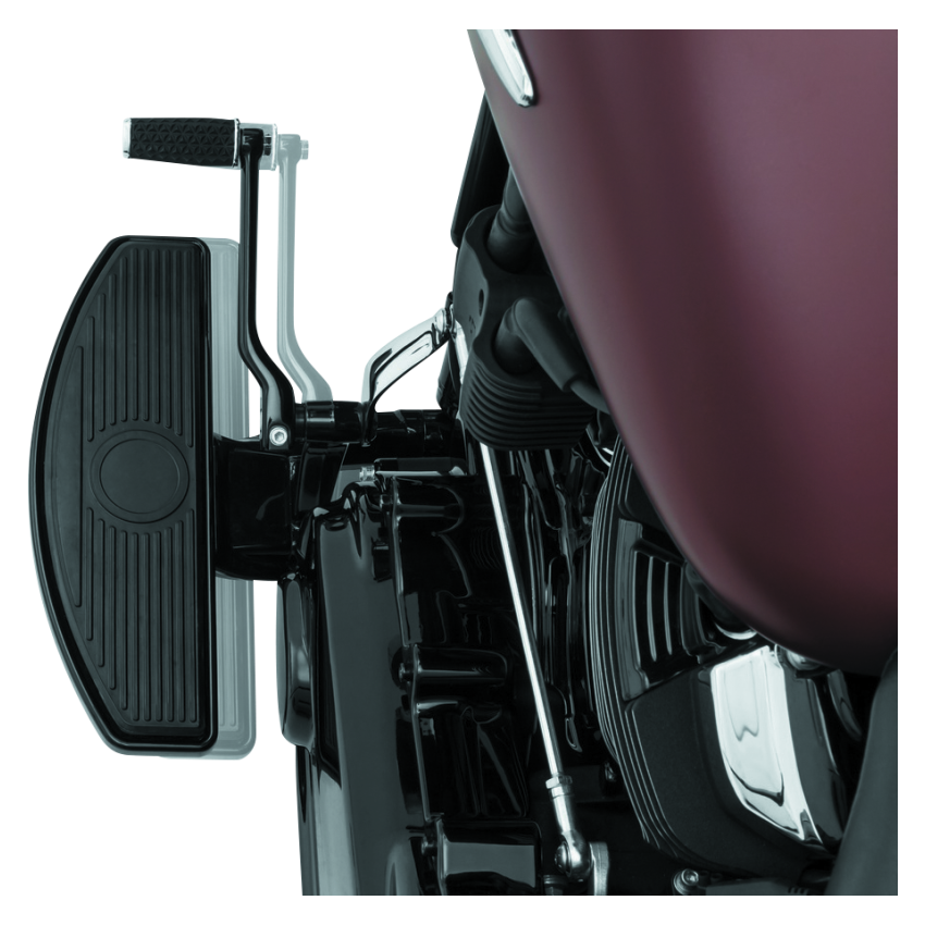 Kuryakyn 7508 Driver Floorboard Spacers 18-Up Softail Models Gloss Black
