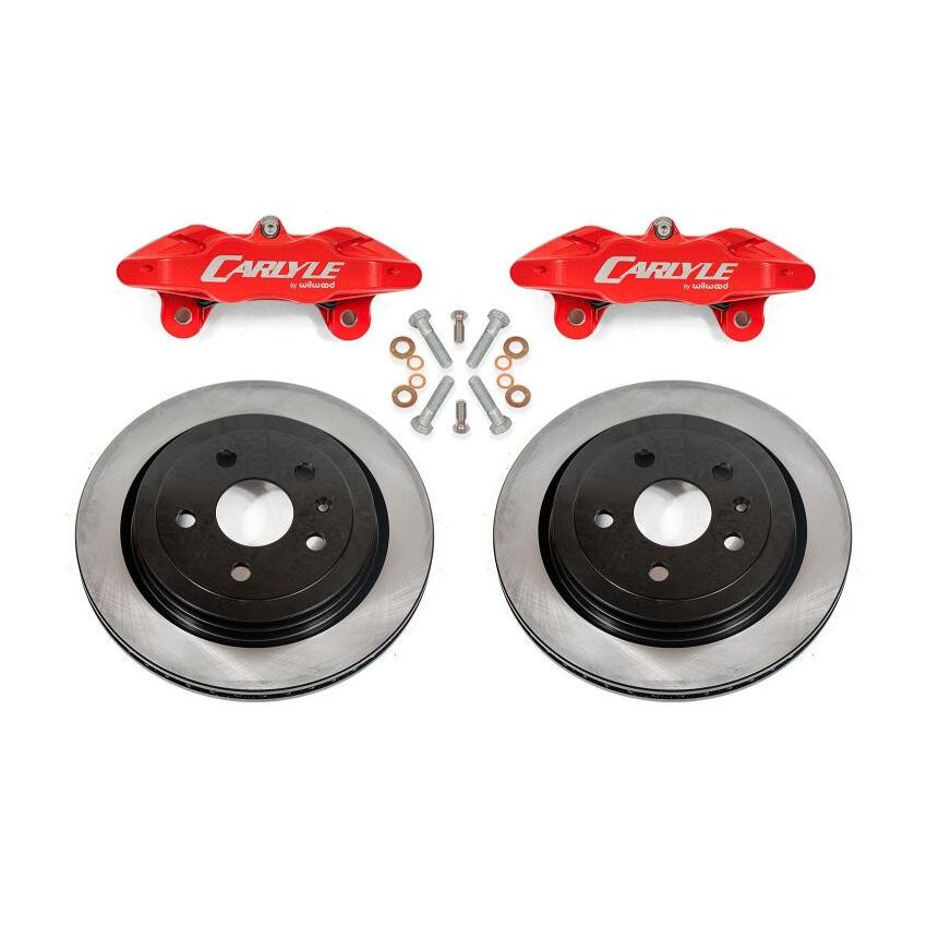 BMR Suspension DBK351 BMR 14-17 Chevrolet SS Brake Kit For 15in Conversion Solid Rotors Red Calipers
