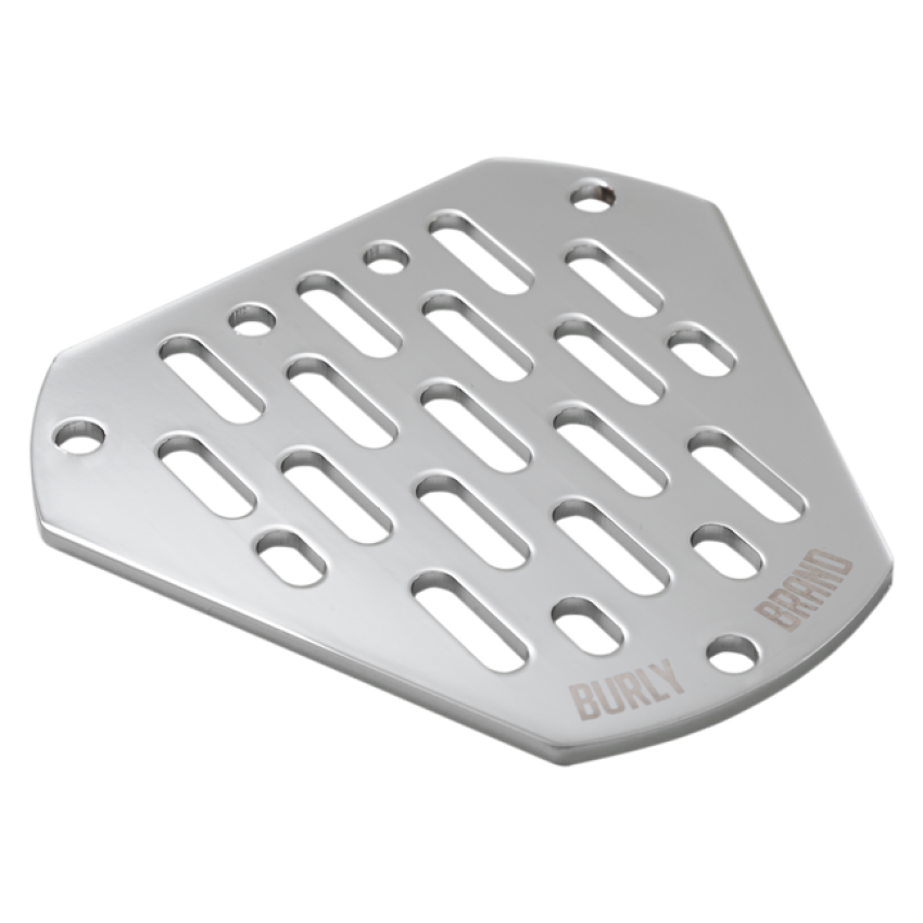 Burly Brand 0206-0181-CH Hex Faceplate MX -Chrome