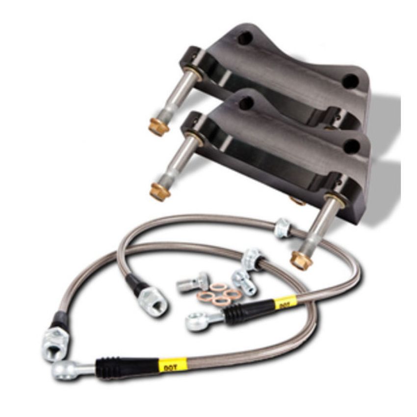 Stoptech 83.160.6D00.71 08-13 BMW M3/11-12 1M Coupe Front BBK w/ Red ST-60 Calipers Slotted 380x35mm Rotor