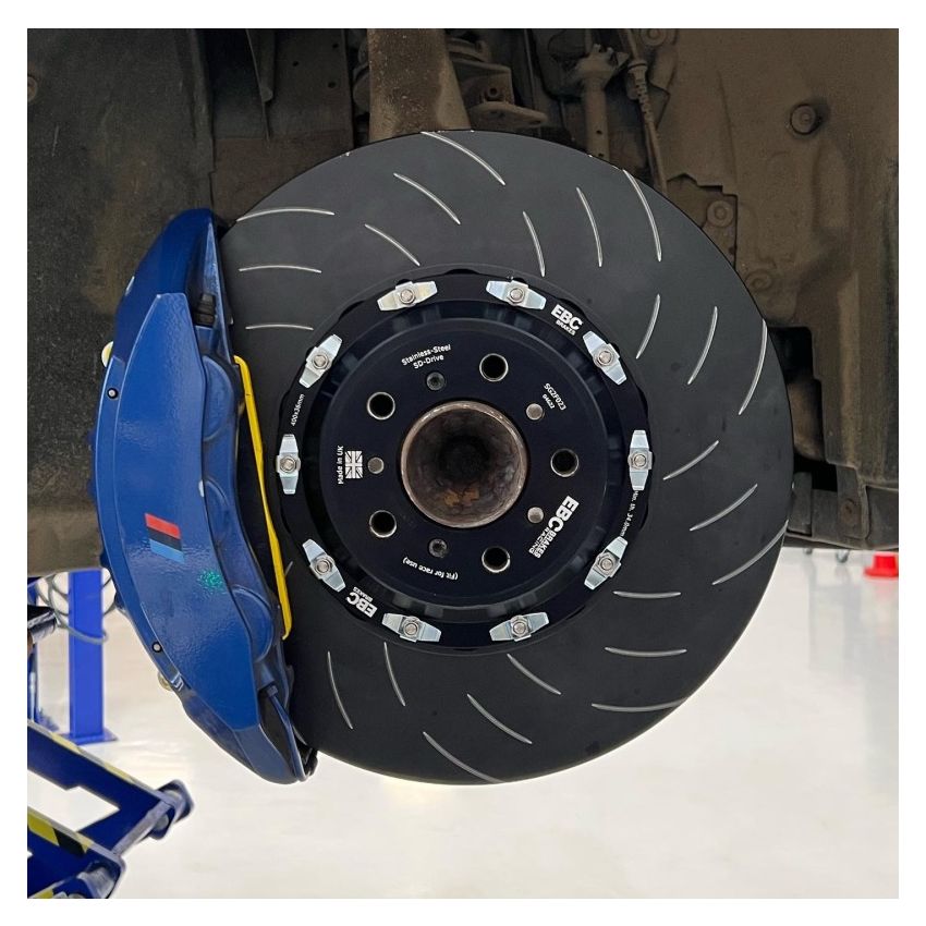 EBC Racing 11-19 BMW M5/M6 4.4L (F10/F12/F13/F06) 2 Piece SG Racing Front Rotors