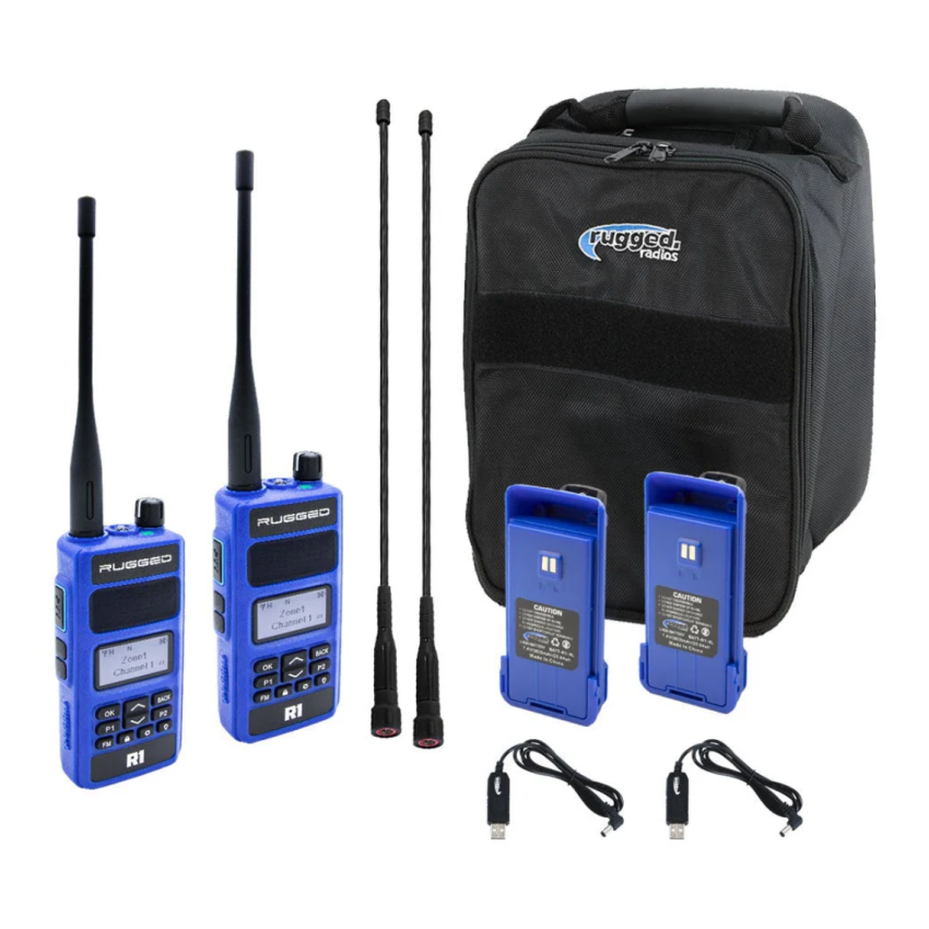 Rugged Radios R1-READY-PACK R1 READY PACK - Rugged R1 - Business Band Two Way Handheld Radios - Digital and Analog