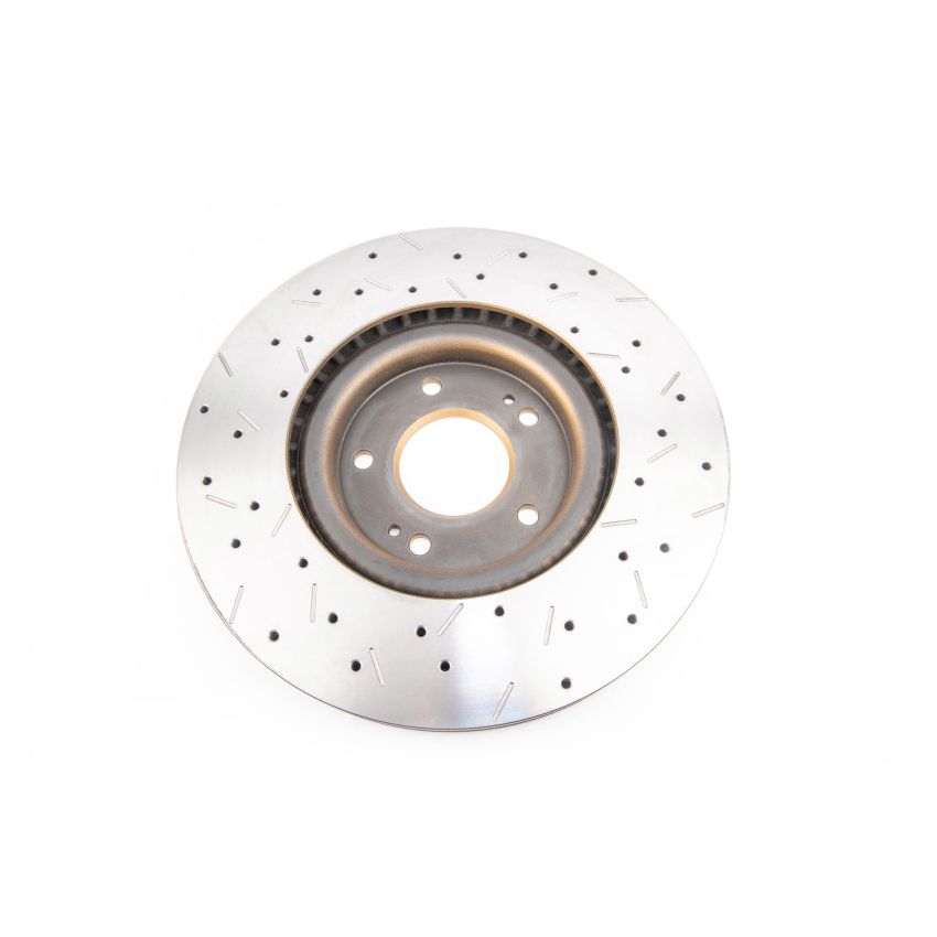 DBA 03-05 Evo 8/9 Front Drilled & Slotted 4000 Series Rotor