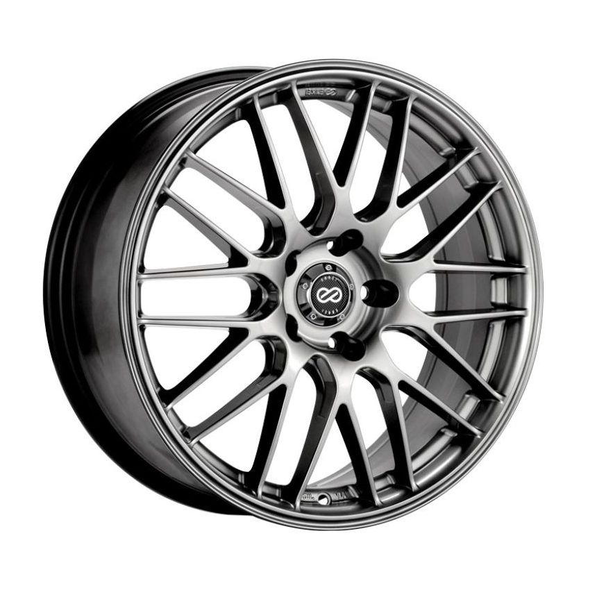 Enkei 442-770-6545HS EKM3 17x7 5x114.3 45mm Offset 72.6 Bore Diameter Hyper Silver Wheel