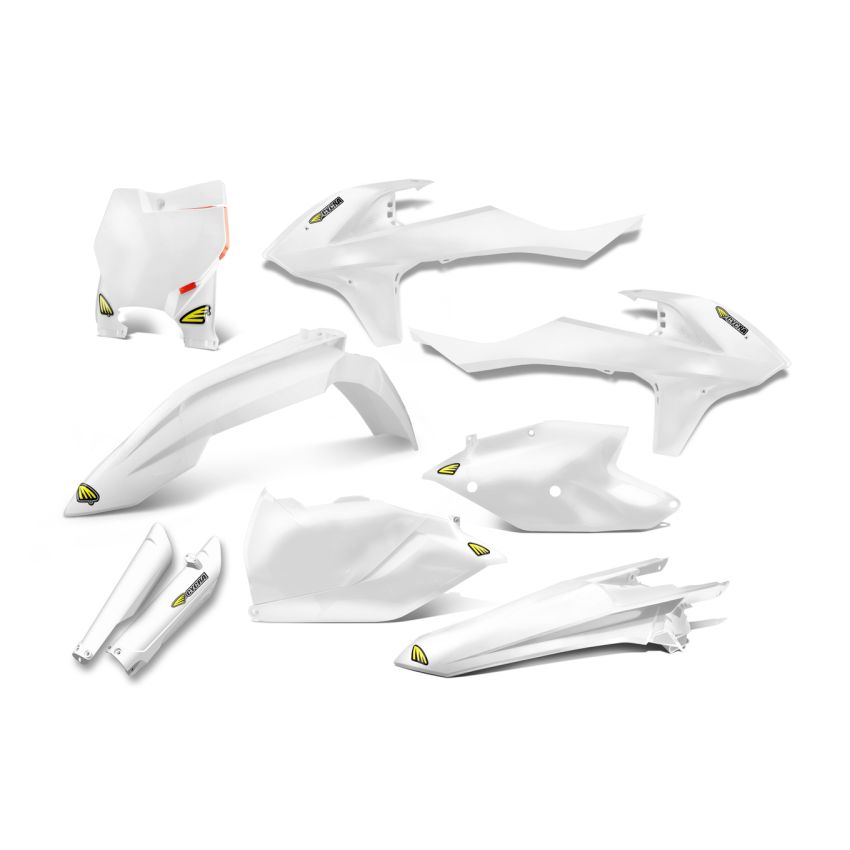 Cycra 1CYC-9317-42 16-18 KTM 125 SX Powerflow Body Kit - White